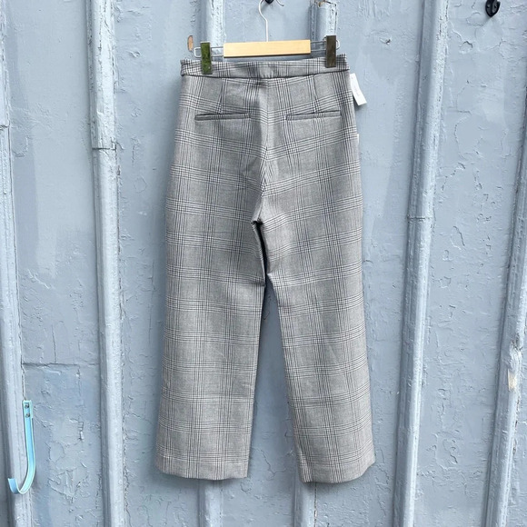 Wilfred  Kick Flare Grey Houndstooth Pants, BNWT, size 6 (fits like 2/4) - Picture 4 of 12